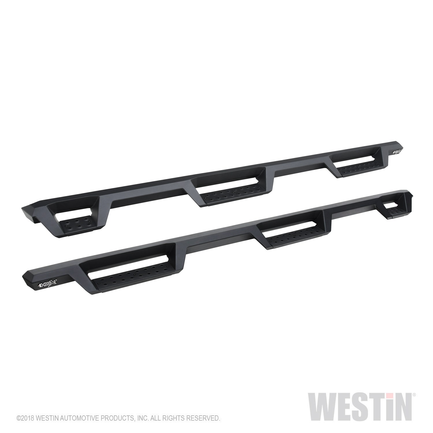 Westin 56-534735 Textured Black Hdx Drop Wheel-To-Wheel Nerf Step Bars 1500 Quad