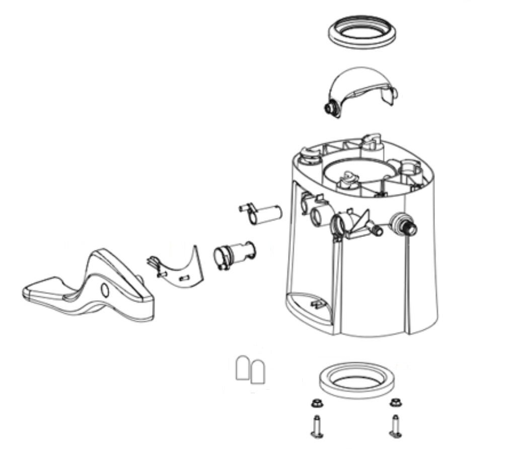 Thetford 42137 Aqua Magic Ii Base-White   Toilet Base  Compatibility -