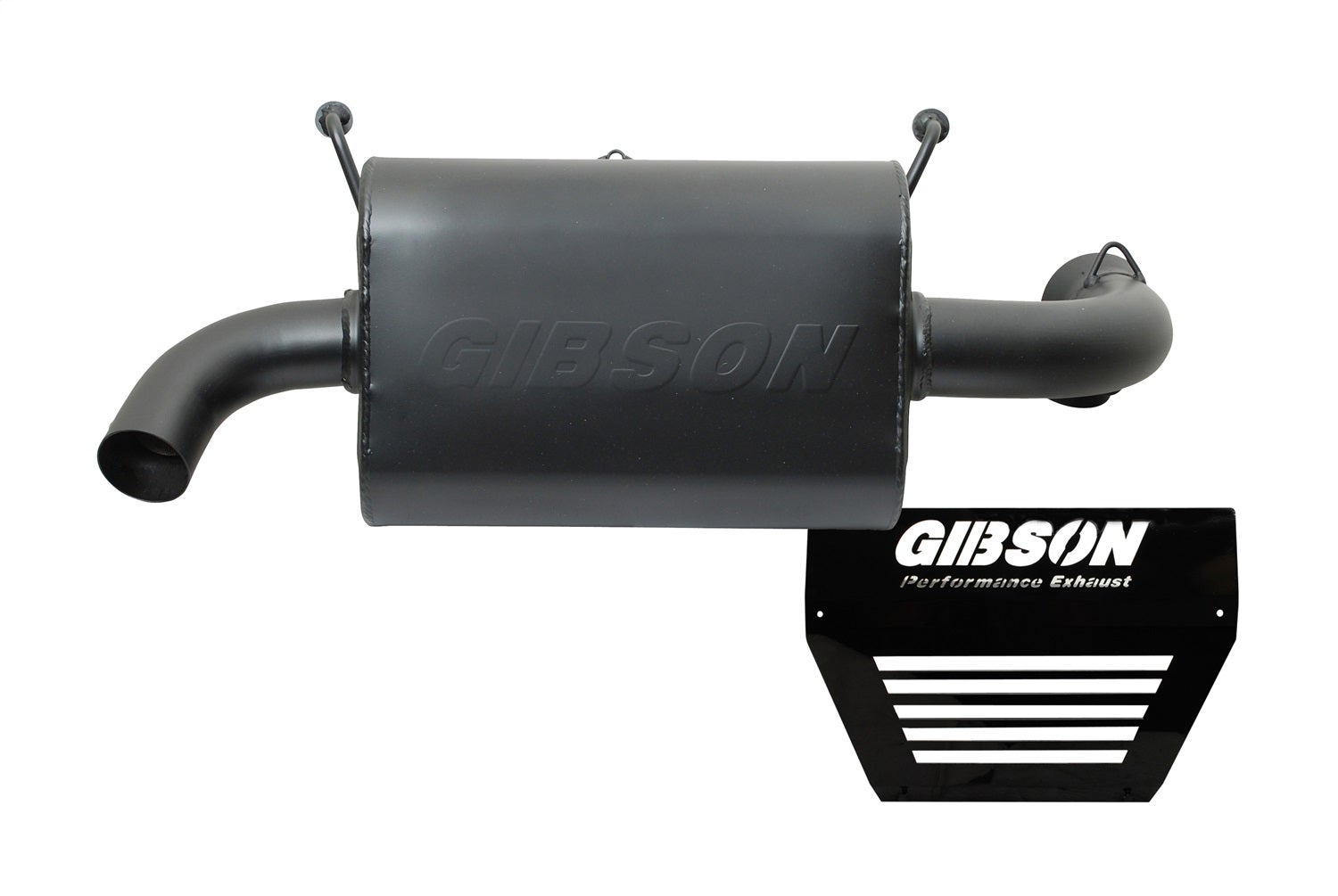 Gibson Performance 98020 Polaris Utv Single Exhaust Gibson Exhaust 9008 Exhaust
