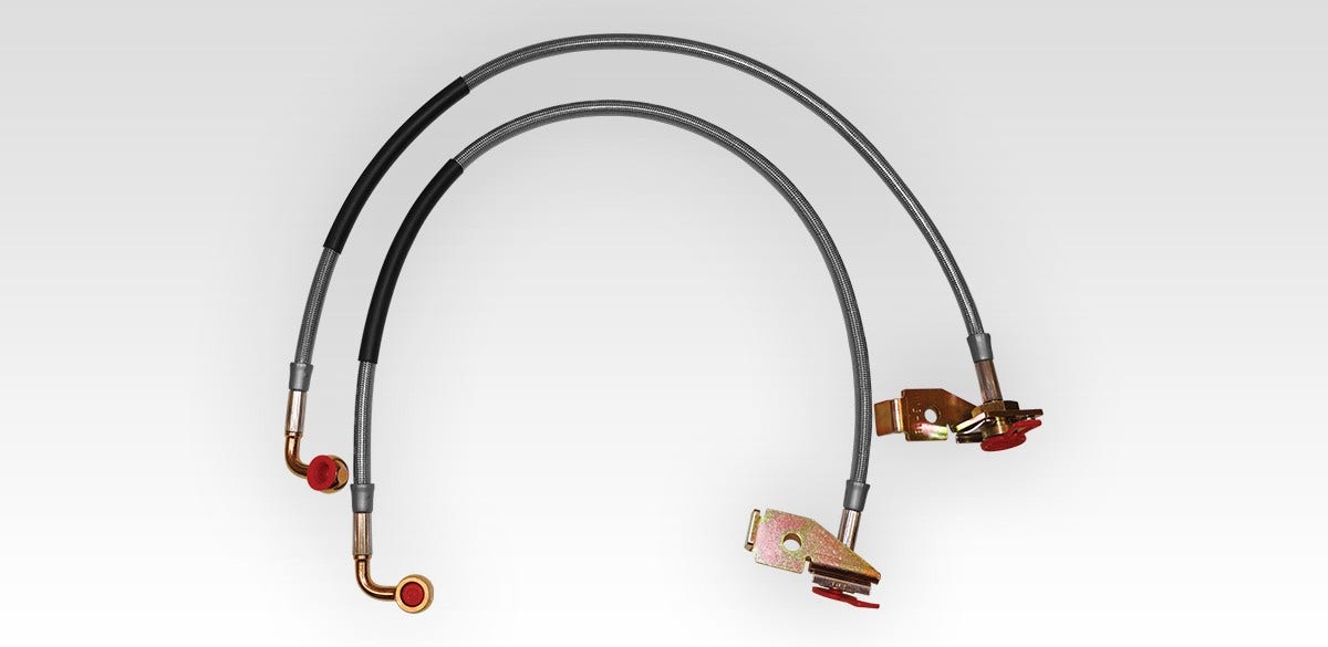 Rancho Brake Hydraulic Hose P/N:Rs6247   Brake Line Rock Gear (Tm); Length -
