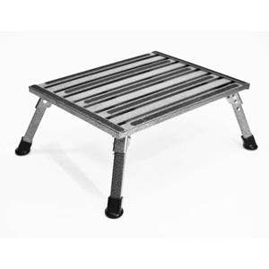 Safety Step F-08C V Silver Vein 15" X 19" Large Folding Step   Step Stool  Type