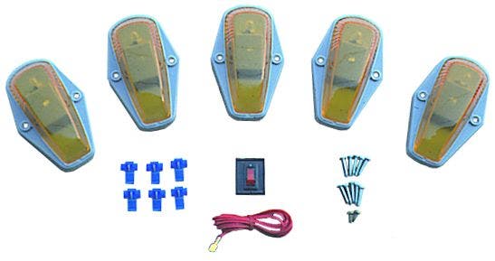 Pacer Performance  P/N:20-225   Roof Marker Light Hi-Five (R); Position - Cab,