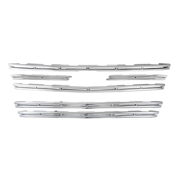 Chrome Grille Overlay Fits 2013-2015 Chevy Traverse Chrome Grille Overlay Fits