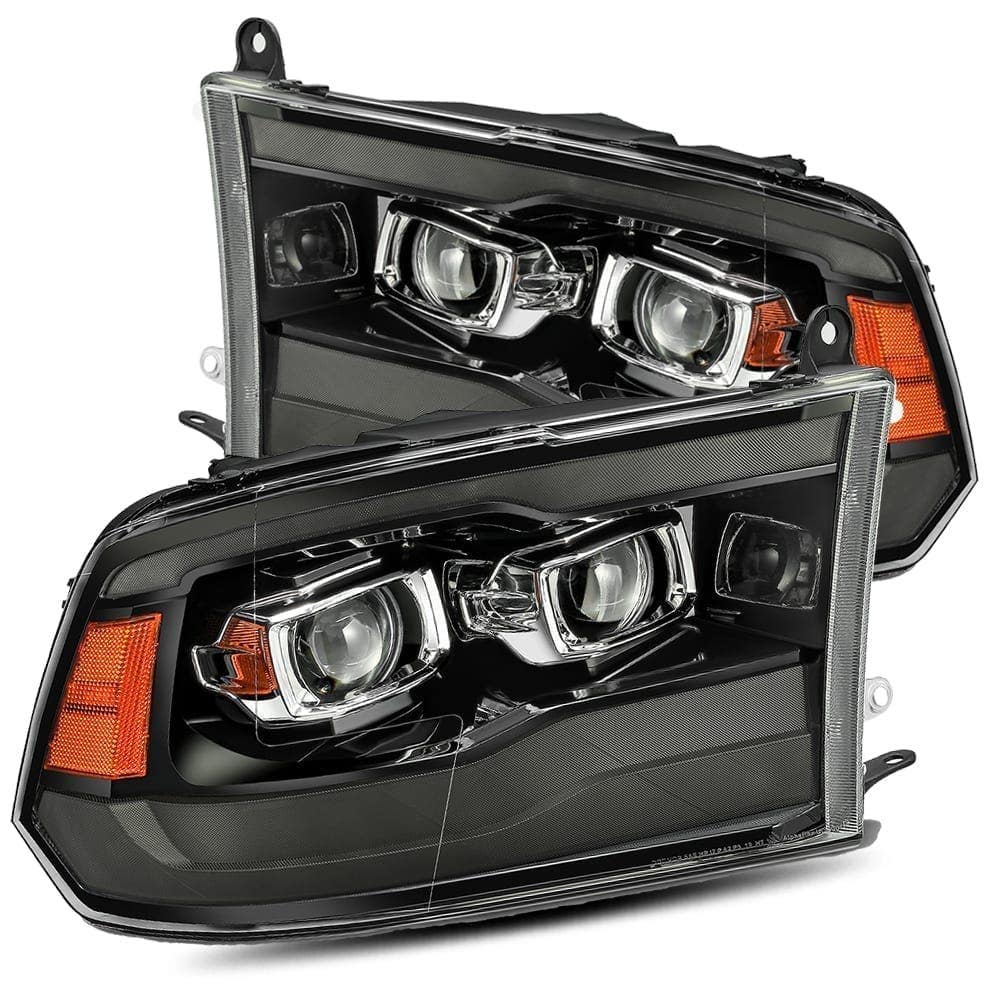 Alpharex-Projector Headlights Plank Style Design Black -Projector Headlights