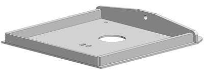 Pullrite 331720 Quick Connect Capture Plate - Fabex 500/765/770, 13-1/2"