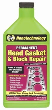 K&W 401232 Permanent Head Gasket & Block Repair With Nanotechnology - 32 Fl Oz