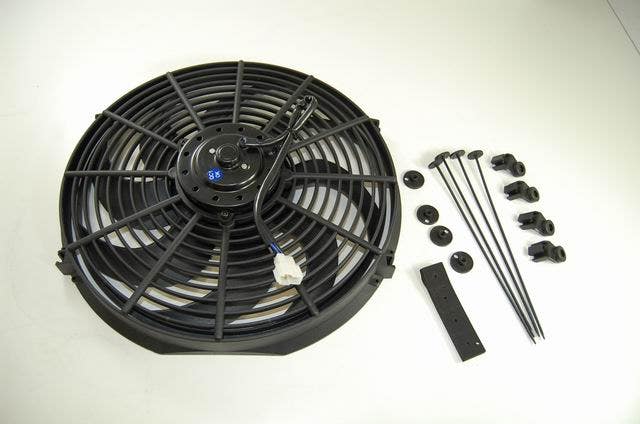 Racing Power R1014 14" Universal Cooling Fan (W/Curved Blades 12V