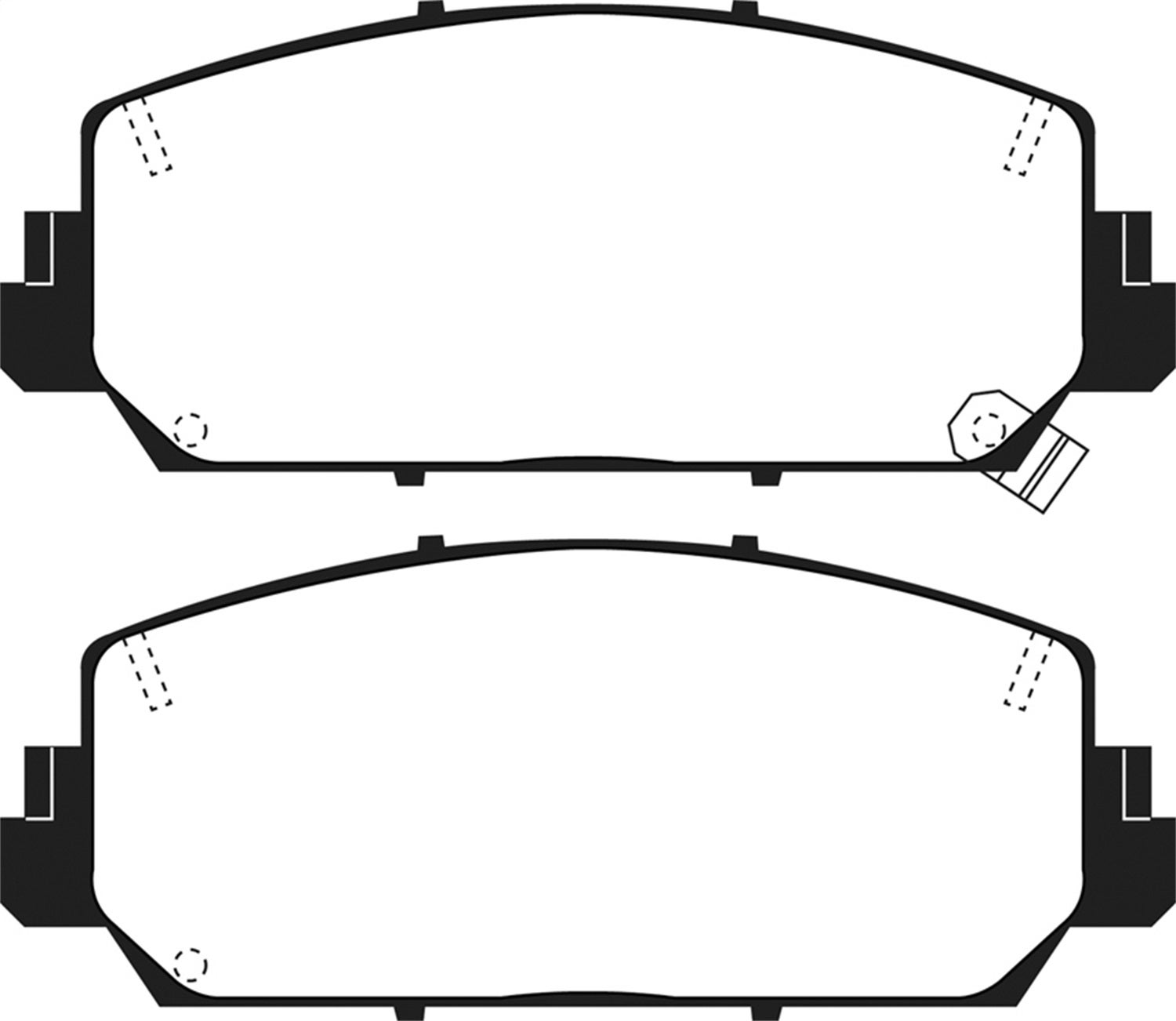 Ebc Brakes Ud1832 Ultimax  Brake Pads Fits 16-22 Accord Ilx   Ultimax  Brake