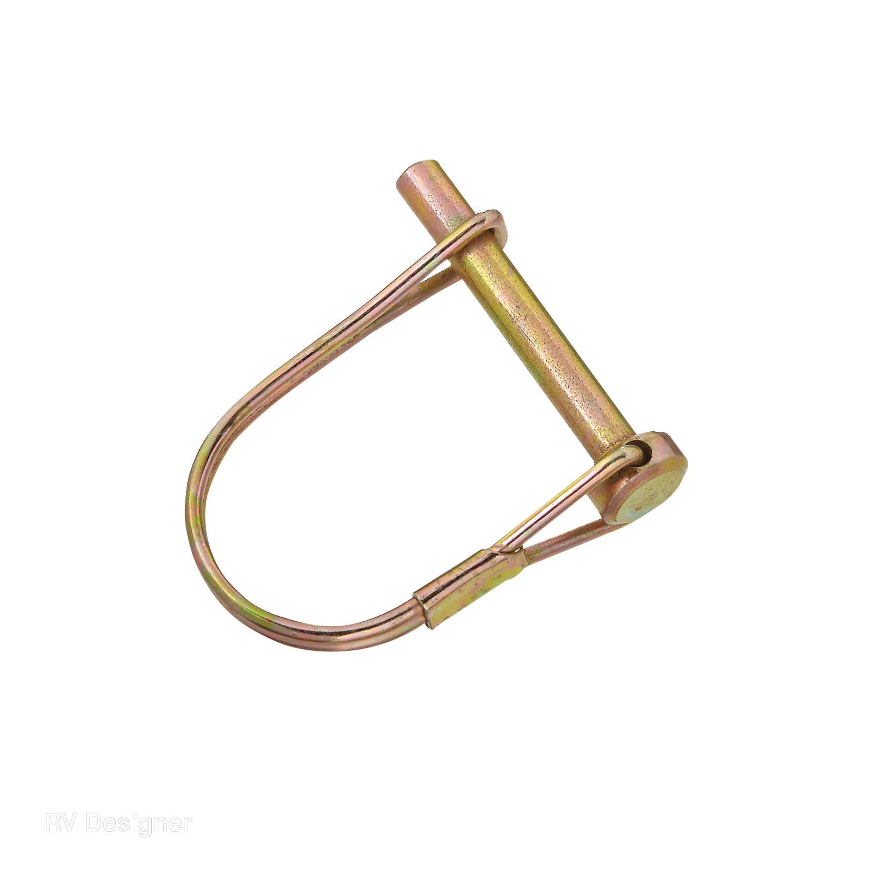 Rv Designer H427, Safety Lock Pin 1/4 Inch X 1-3/8 Inch, Outside Rv Towing