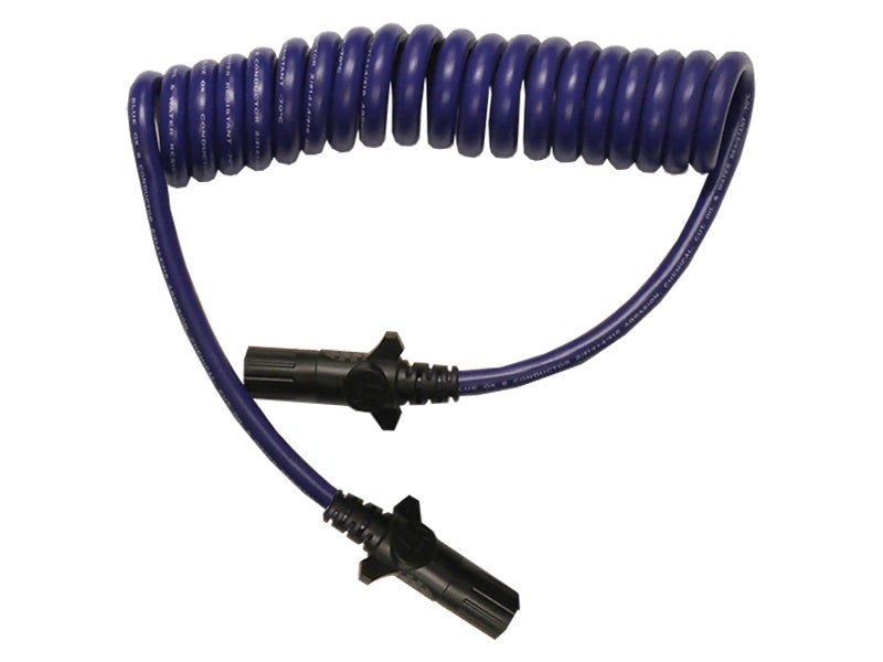 Blue Ox Bx8862 Coiled Cable Extension   Trailer Wiring Connector Extension;