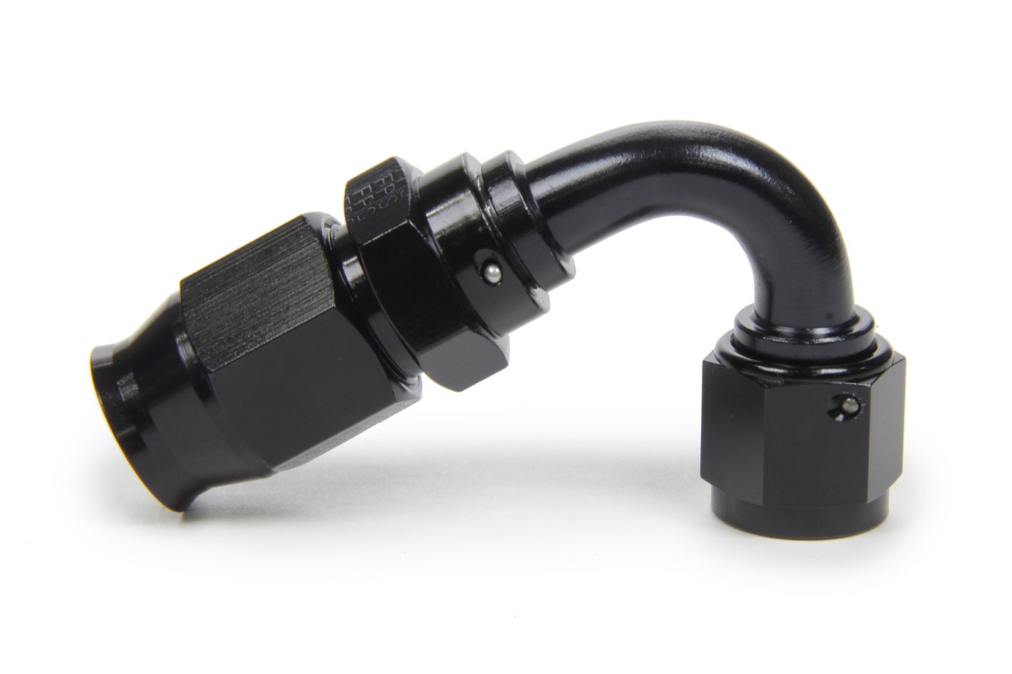 Fitting, Hose End, Race-Rite, Ptfe Hose, 120 Degree, 10 An Hose To 10 An Female,