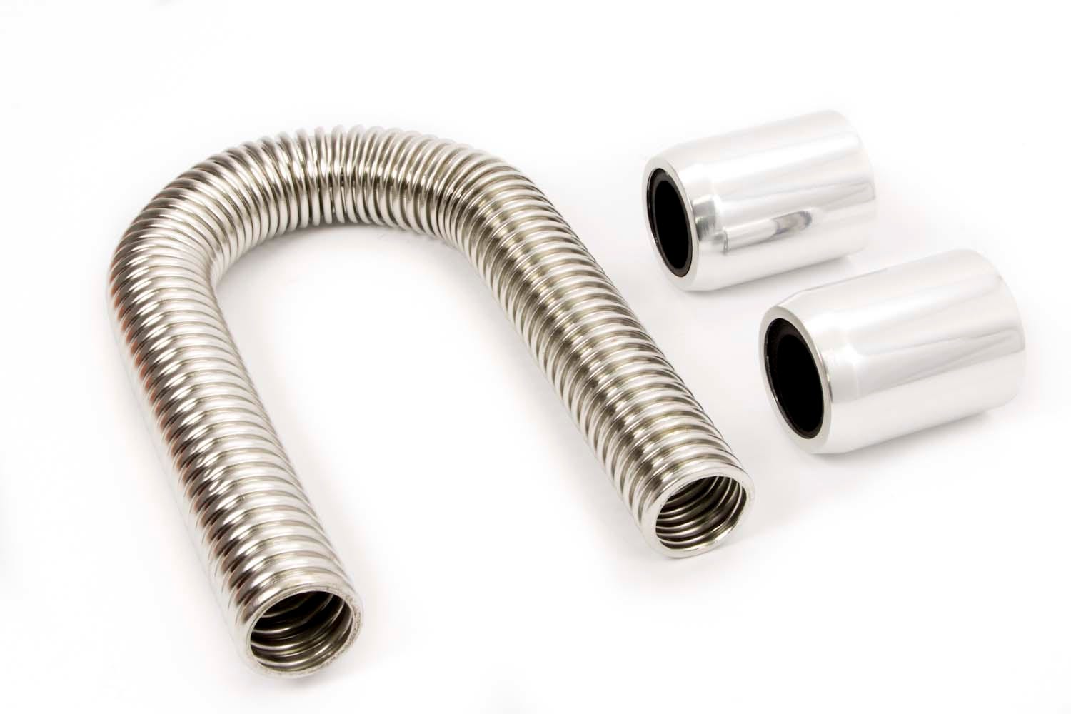 Racing Power Company R7301 12" Stainless Steel Radiator Hose Kit With Polished
