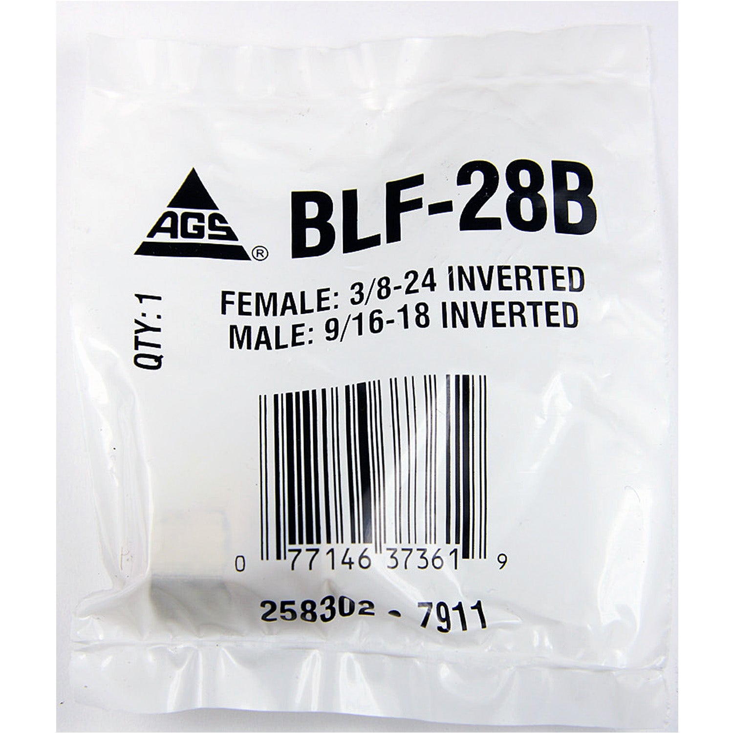 Ags Tube Fitting P/N:Blf-28B American Grease Stick ()  Brake Line Fitting