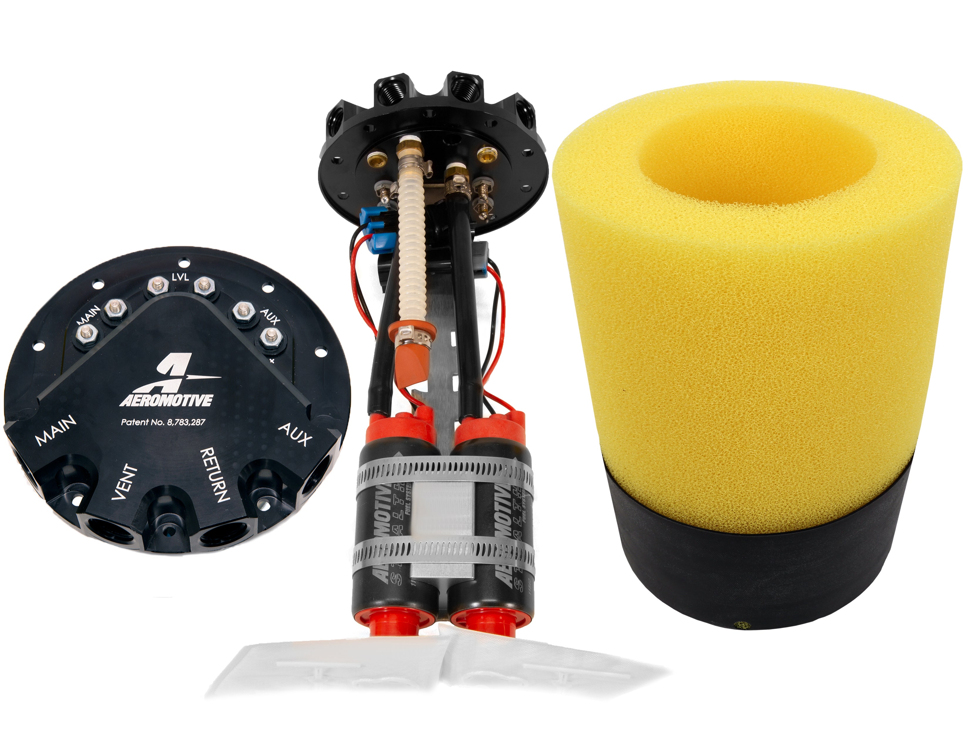 Aeromotive 18313 Phantom Series Drop-In Direct Replacement Fuel Pump, Dual