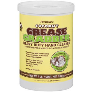 Permatex 14106 Grease Grabber Heavy Duty Coconut Hand Cleaner, 4 Lbs.   Grease