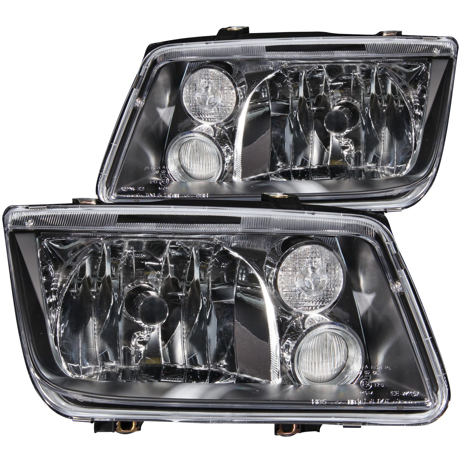 Anzo Usa 121169 Crystal Headlight Set Fits 99-05 Jetta Anzo 121070 Headlight