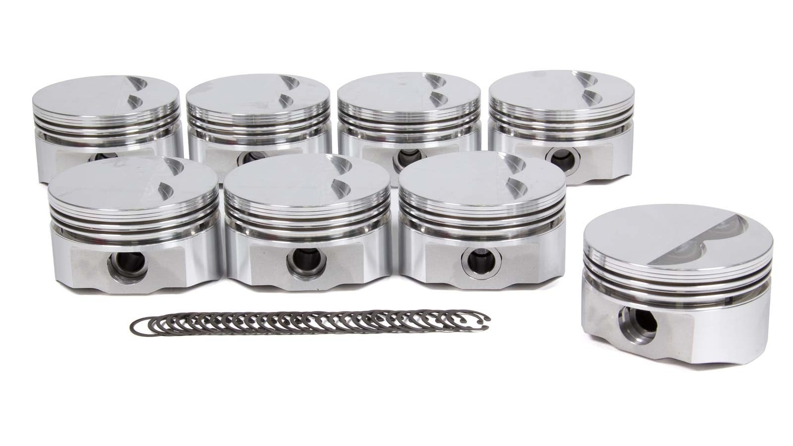 D.S.S. Racing Sbc 4.000 In Bore E Series Forged Piston 8 Pc P/N 8700-4000 D.S.S.
