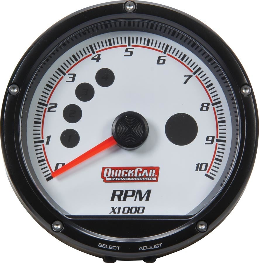 Redline Multi-Recall Tach White Redline Multi-Recall Tach White