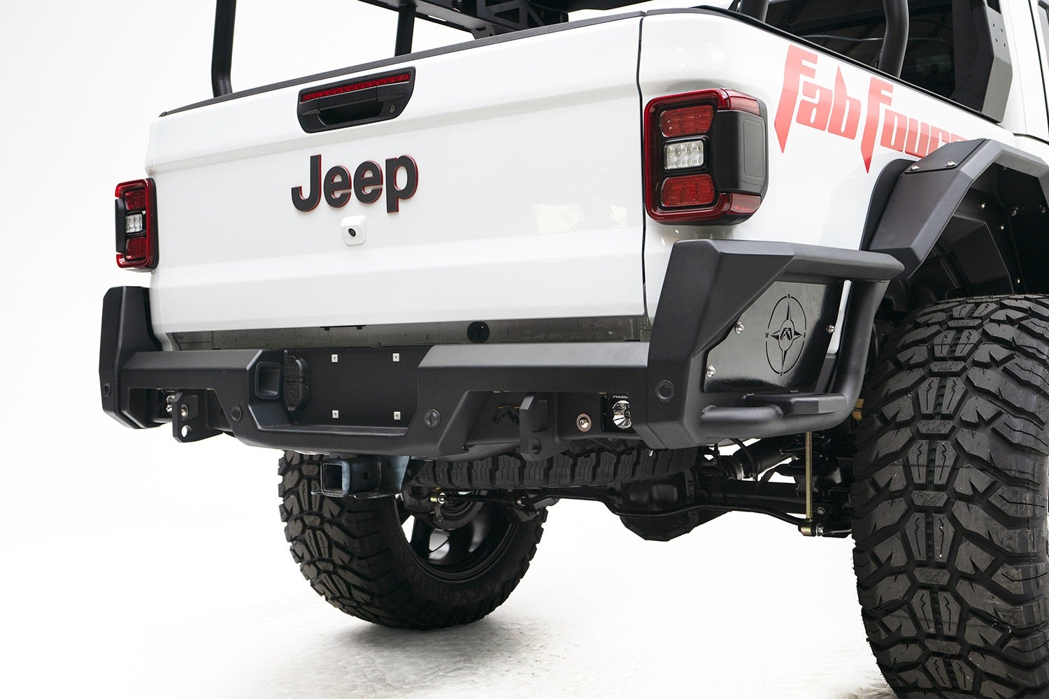 Fab Fours Jt20-Y1950-1 Rear Bumper Fits 20-22 Gladiator   Rear Bumper Fits 20-22