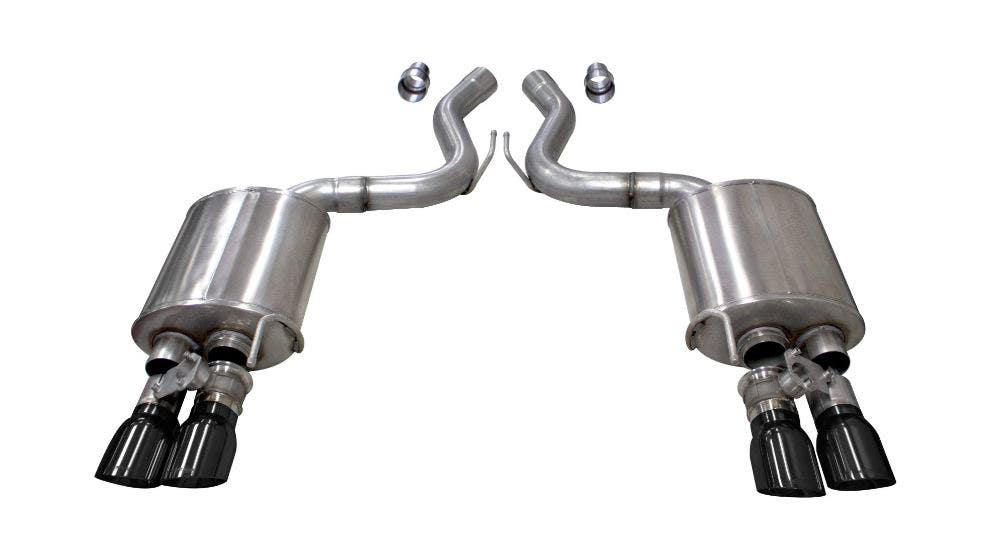 Corsa Performance 21002Blk Touring To Sport Valved Axle-Back Exhaust System