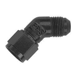 Fragola Performance Systems 498003-Bl #6 Female - Male Flare 45 Black