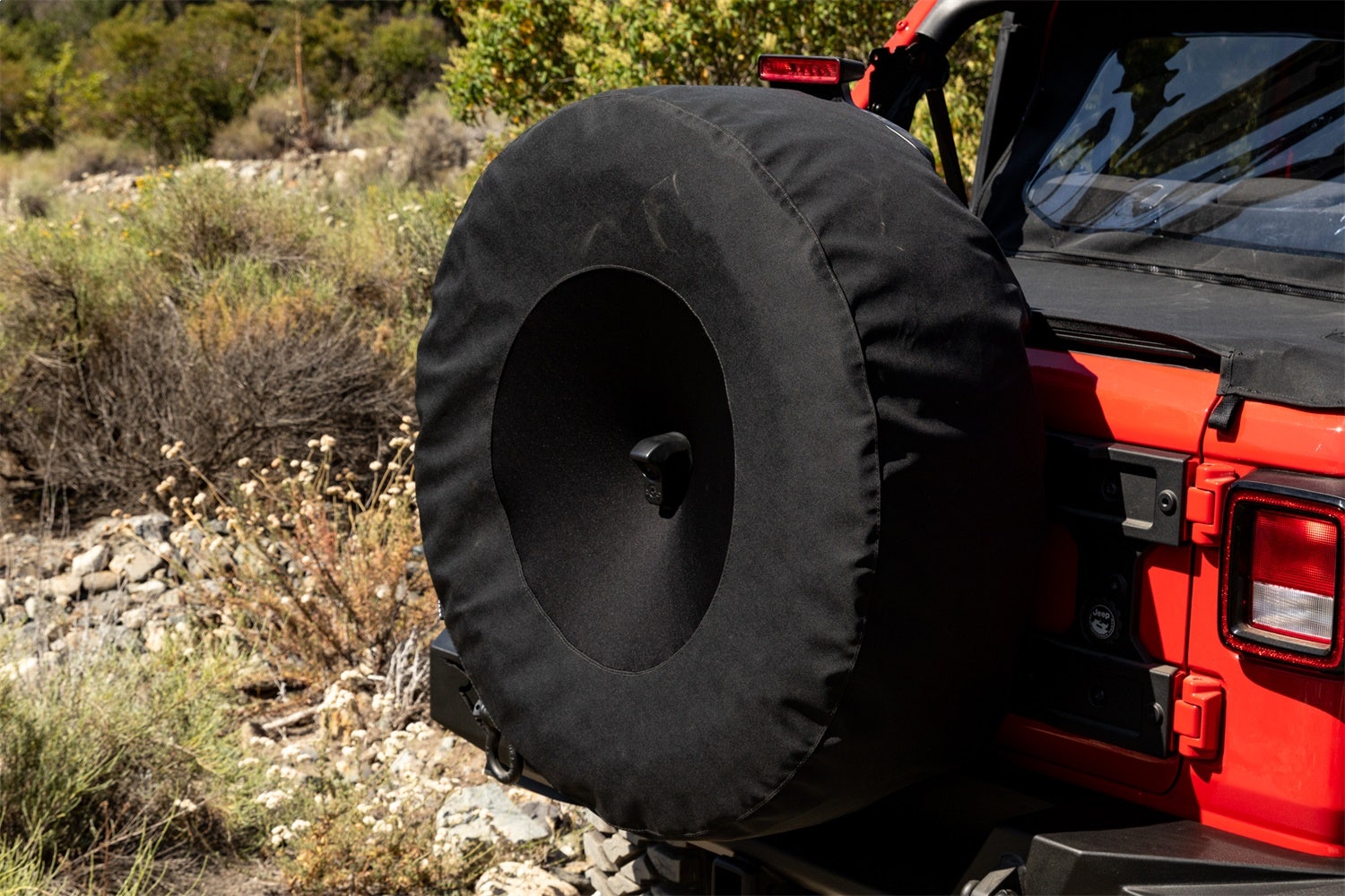 Rampage 773555 Tire Cover Fits 18-24 Wrangler (Jl)   Tire Cover Fits 18-24