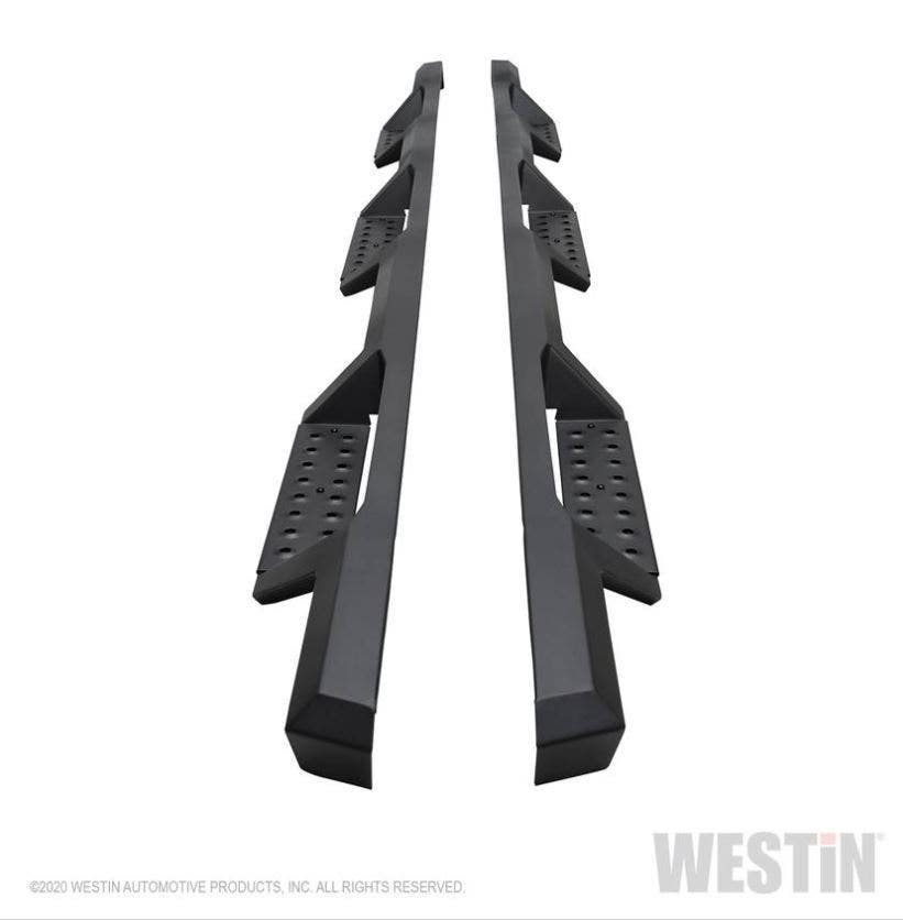 Westin 56-534775 Hdx Drop Wheel To Wheel Nerf Step Bars Steel Textured Black Hdx
