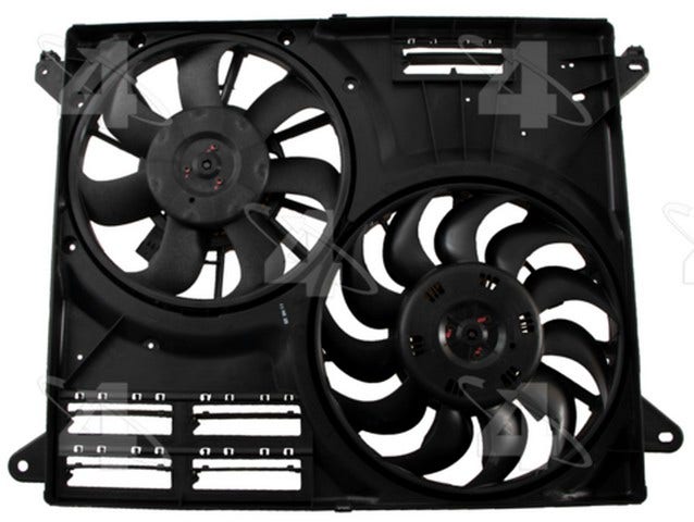 Four Seasons Dual Radiator And Condenser Fan Assembly P/N:75955  Dual Radiator