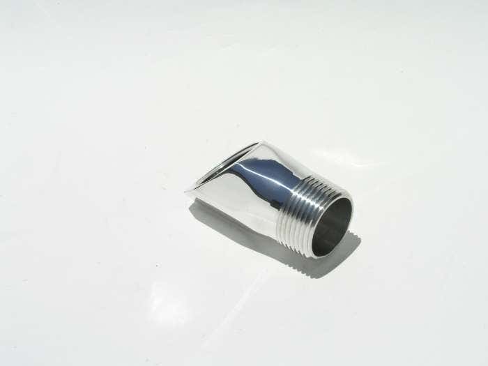 Meziere Wp1045u Polished 1" Npt Male To 1" Npt Female Fitting Adapter   Polished