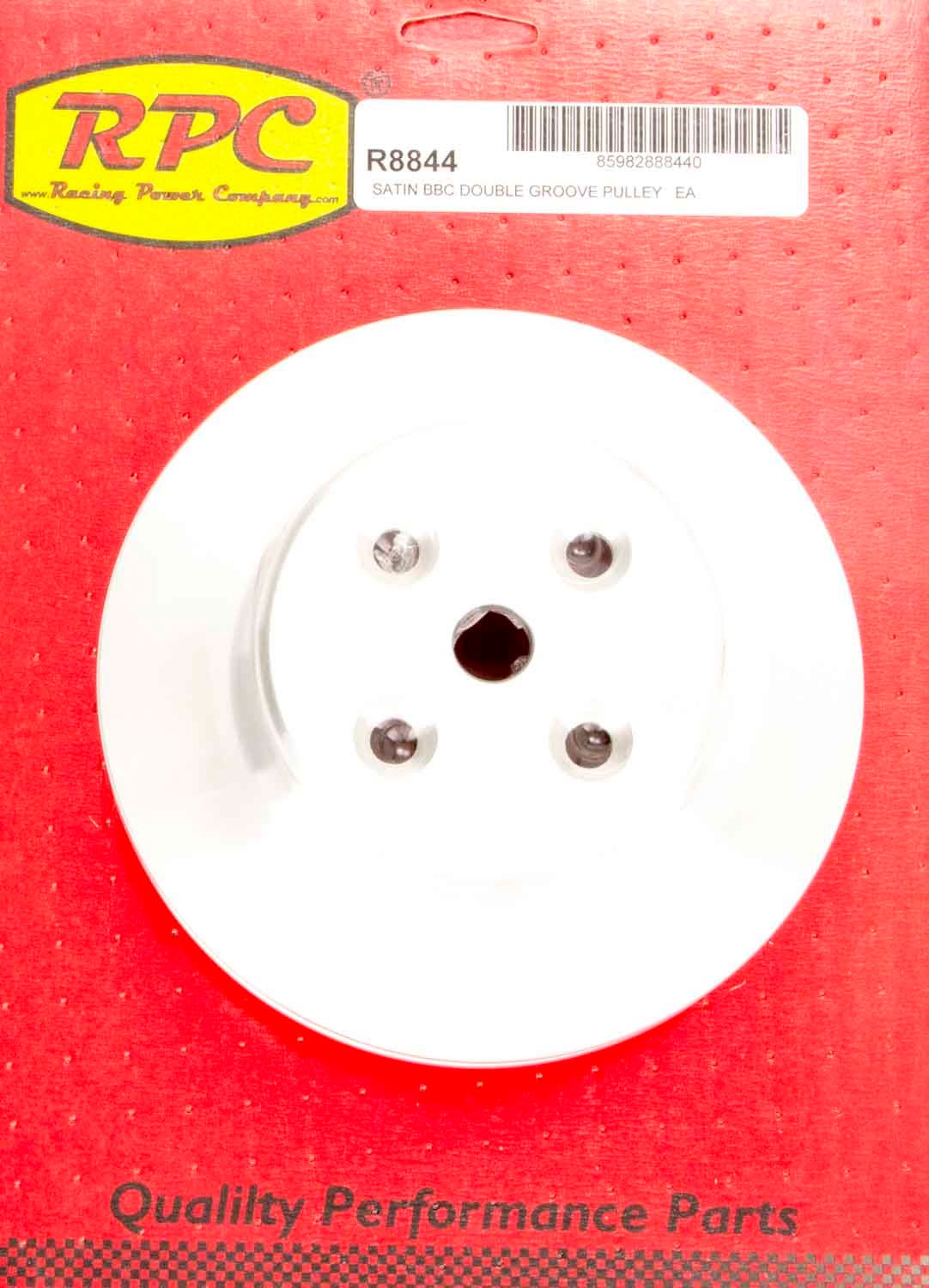 Racing Power Company R8844 Long Satin Aluminum Swp Double Groove Pulley For Big