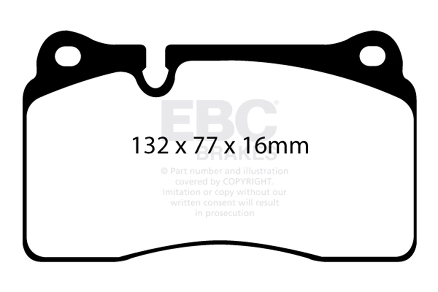 Ebc Brakes Dp42070r Yellowstuff Street And Track Brake Pads Fits Tt Quattro