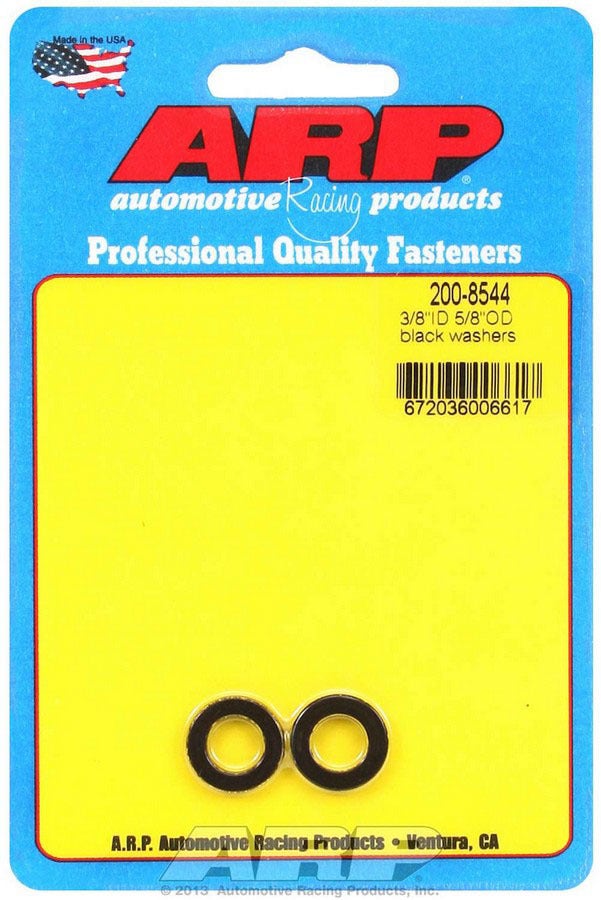 Arp 200-8544 Black 3/8" Id X 5/8"' Od Washer - 2 Piece Arp  Black 3/8  Id X 5/8