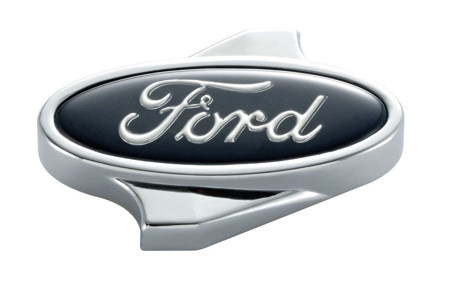 Proform 302-333 Chrome Air Cleaner Wing Nut With Black Ford Oval Logo For