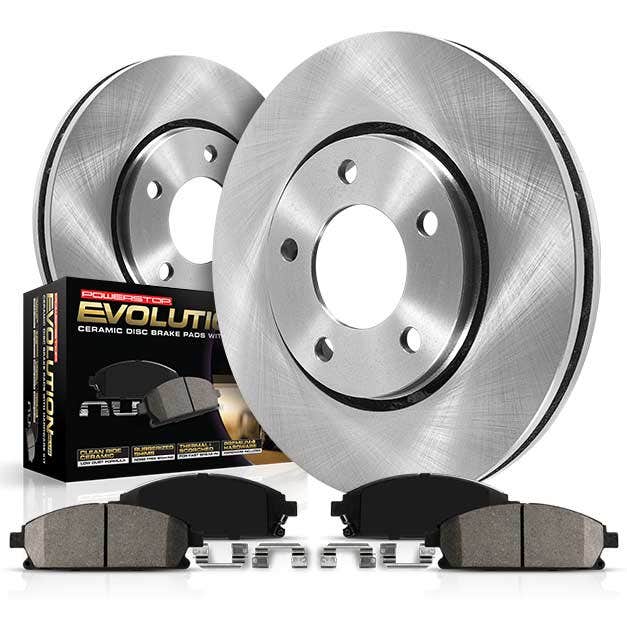 Power Stop Koe7892 Autospecialty Front Replacement Brake Kit-Oe Brake Rotors &