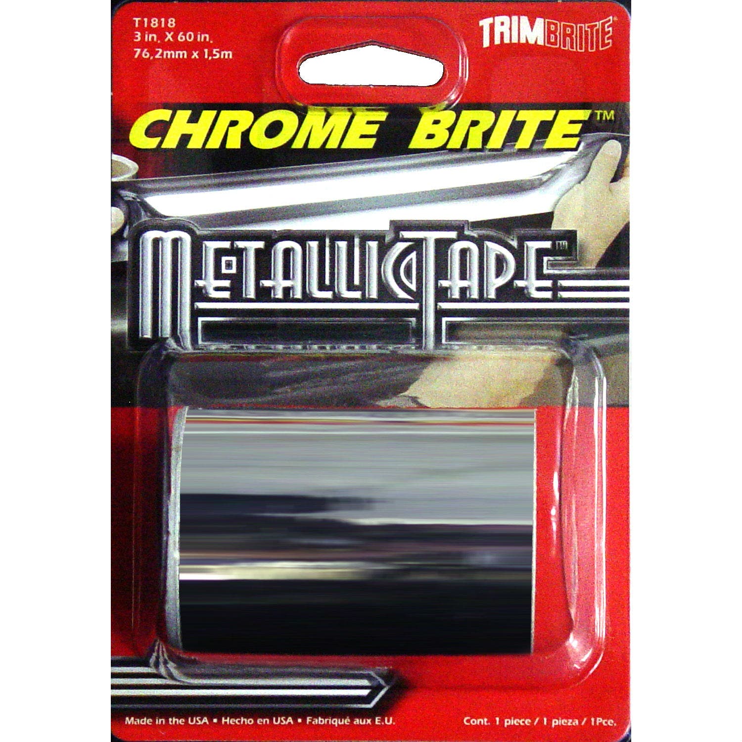Trimbrite T1818 Chrome Brite 3 X 60 In   Multi Purpose Tape Chrome Brite (Tm);