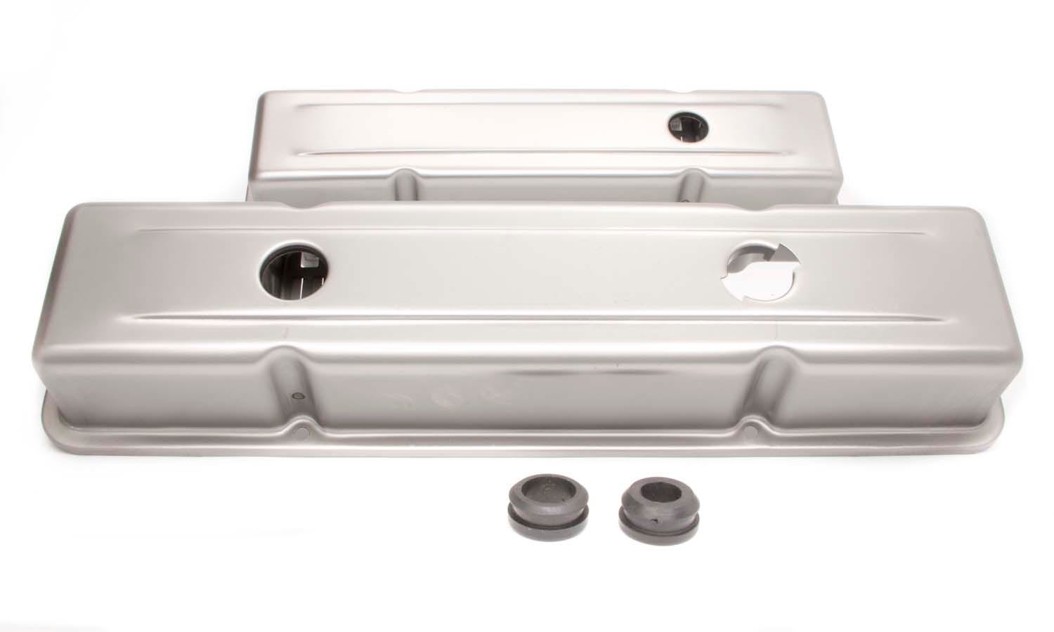 Racing Power Company R9518raw Short Steel Unplated Oem Style Valve Cover For
