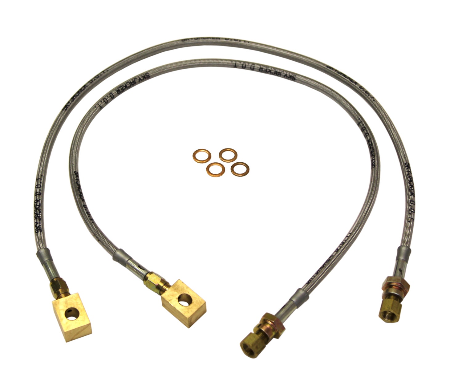 Skyjacker Fbl93 Stainless Steel Brake Line Front Fits 76-79 F-250 F-350