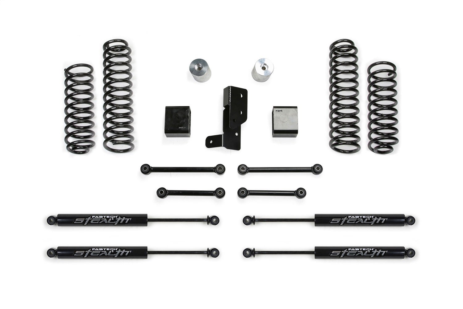 Fabtech K4107m Sport Lift System W/Shock Fits 18-21 Wrangler (Jl)   Sport Lift