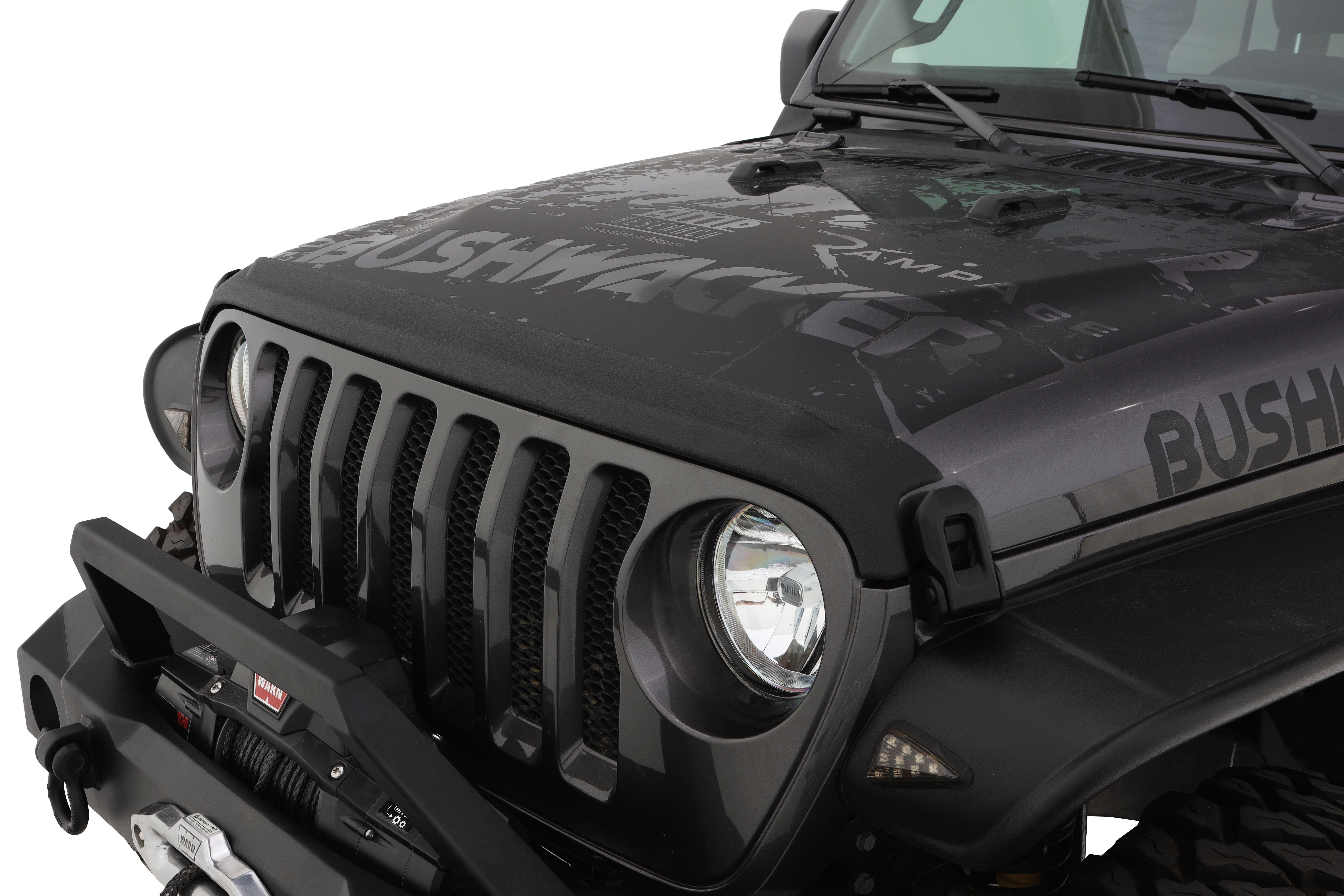 Bushwacker 14093 Trailarmor Hood Stone Guard Fits 18-23 Gladiator Wrangler (Jl)