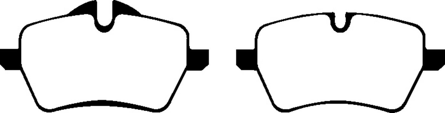 Ebc Brakes Dp31789c Redstuff Ceramic Low Dust Brake Pads   Redstuff Ceramic Low