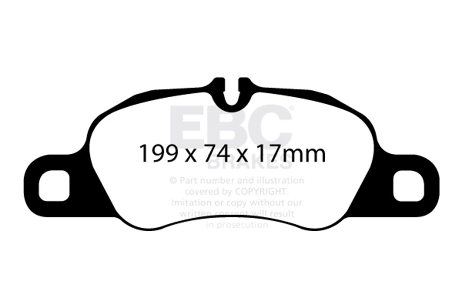 Ebc Brakes Dp52057ndx Bluestuff Ndx Full Race Brake Pads   Bluestuff Ndx Full