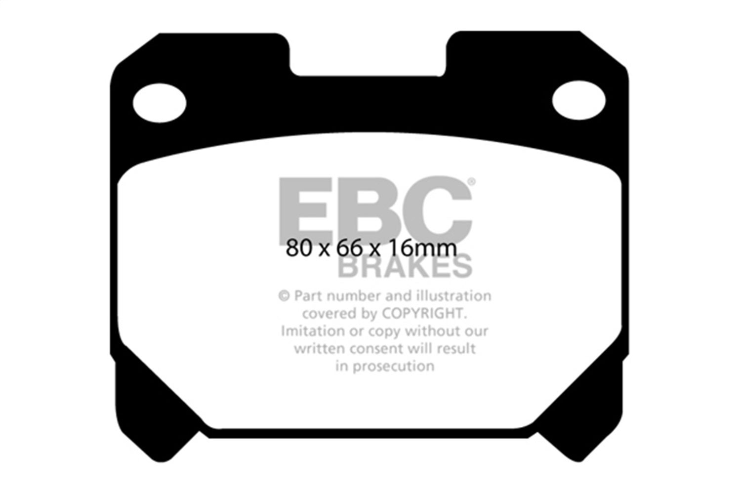 Ebc Brakes Dp31005c Redstuff Ceramic Low Dust Brake Pads Fits 93-98 Supra