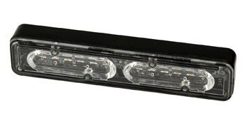 Directional Lamp, 1-13/64" H, 51/64" D, Led  Electronic  Warning Light; Shape -