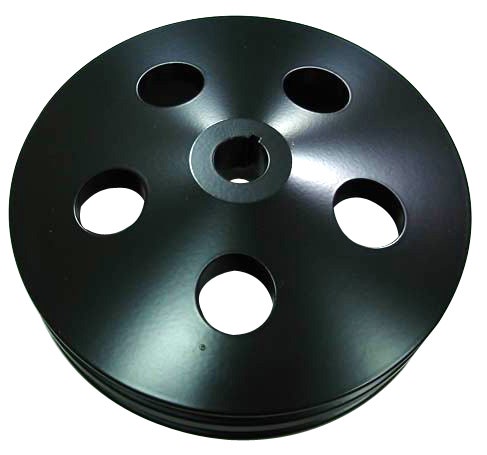 Racing Power Co. R8847b Racing Power Co-Packaged Gm Power Steering Pulley Black