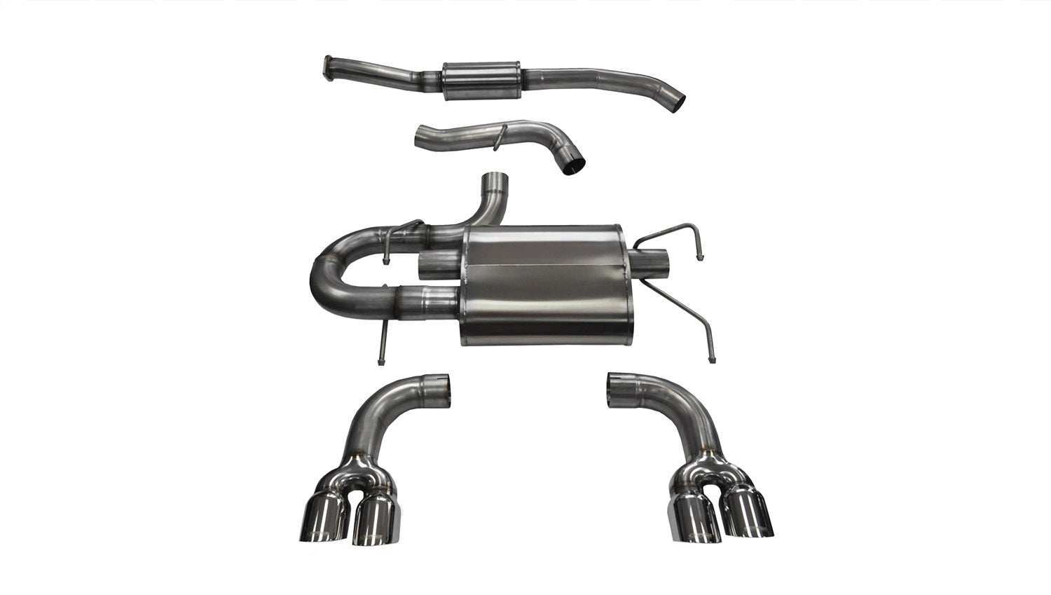 Corsa Performance 14862 Sport Cat-Back Exhaust System Fits 08-14 Impreza   Sport