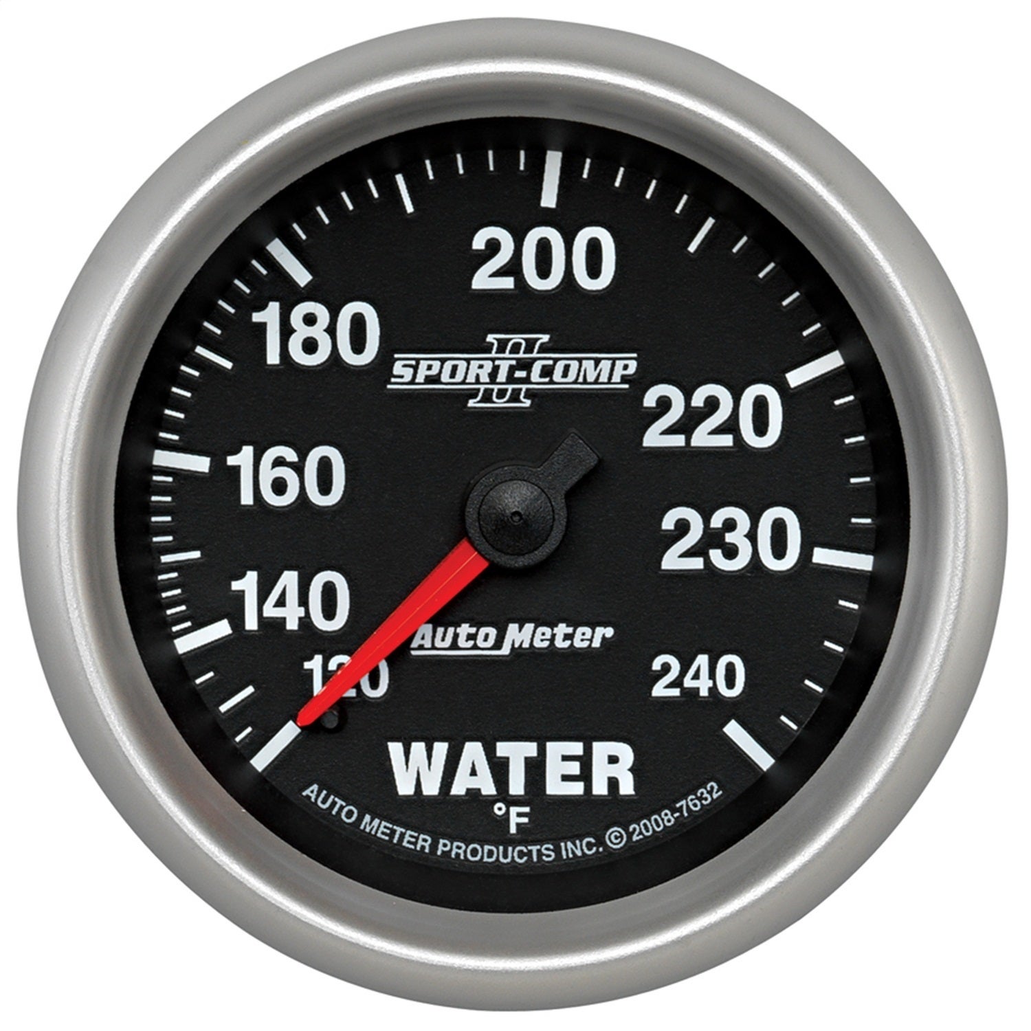 Autometer 7632 Sport-Comp Ii Mechanical Water Temperature Gauge Auto Meter
