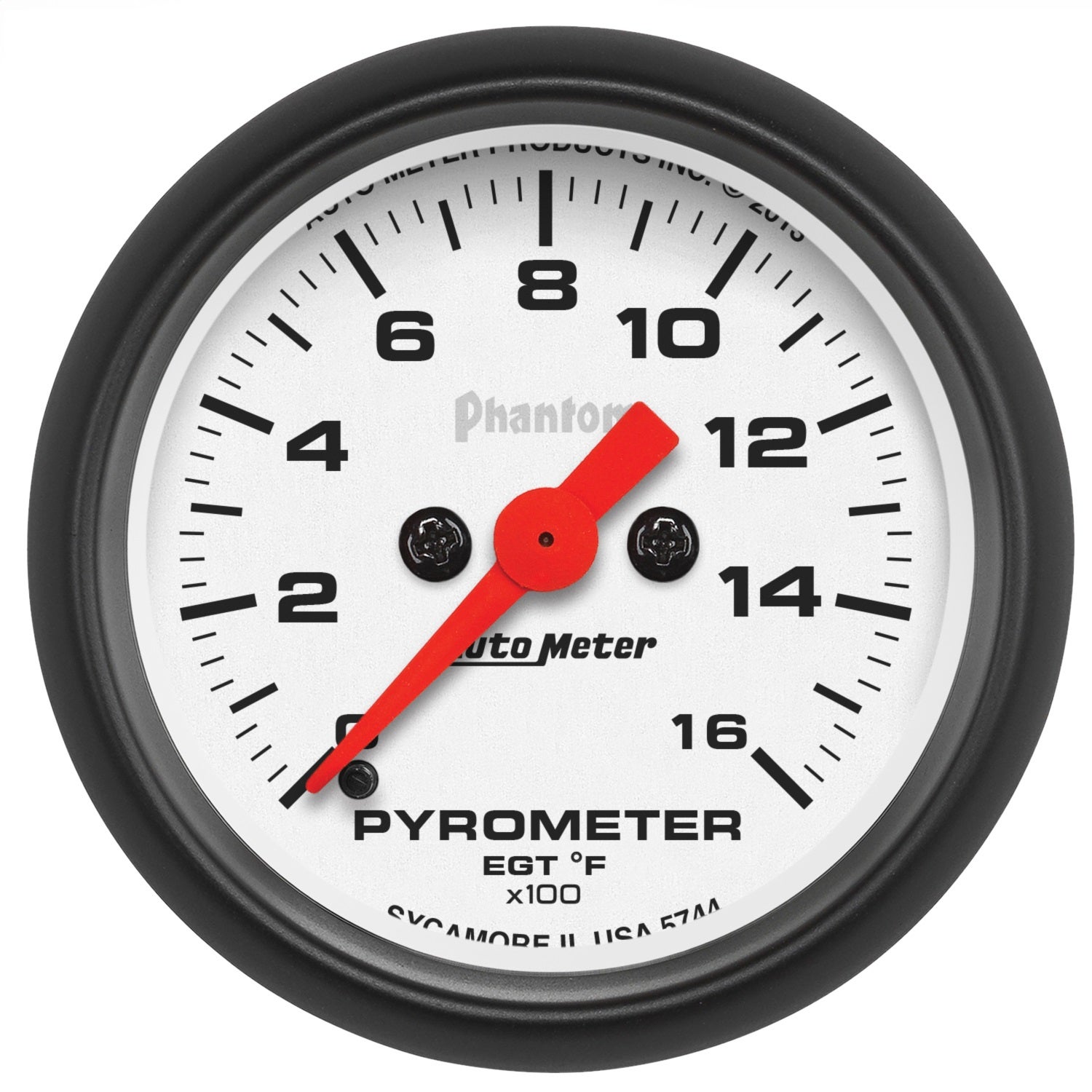 Autometer 5744 Phantom Electric Pyrometer Gauge Kit Auto Meter Products  Gauge