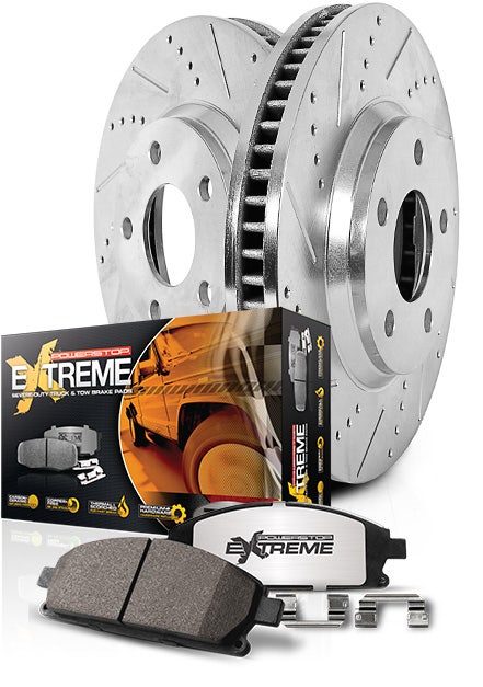 Power Stop K2119-36 Front Z36 Truck & Tow Brake Kit, Carbon Fiber Ceramic Brake