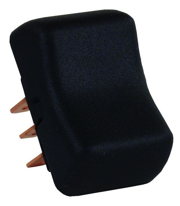 Jr Products 13025 Black Dpdt On/Off/On Momentary Switch   Multi Purpose Switch;