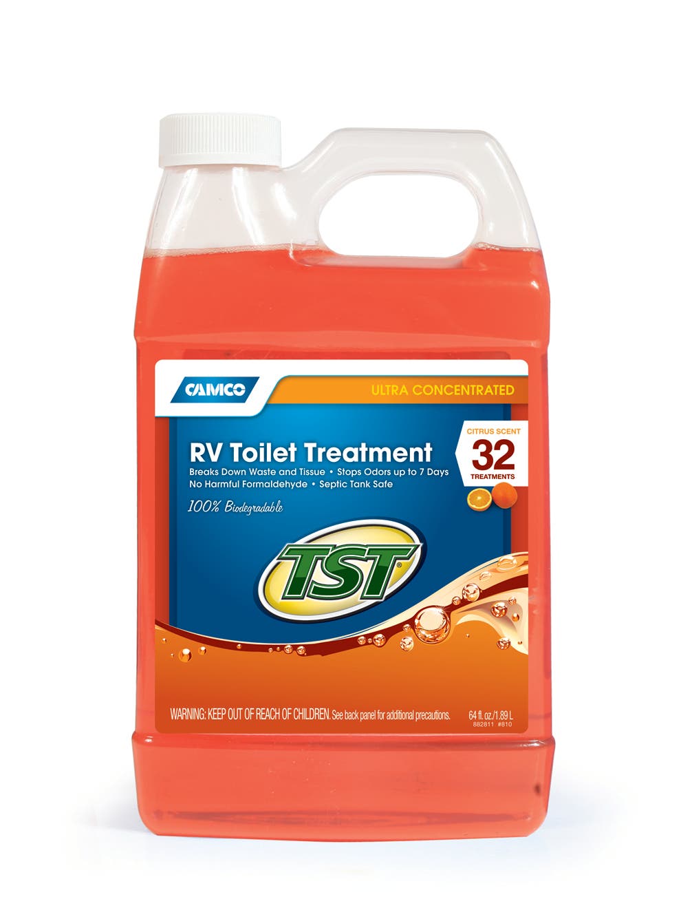 Camco 41195 Tst Ultra-Concentrate Orange Scent Rv Toilet Treatment, Formaldehyde